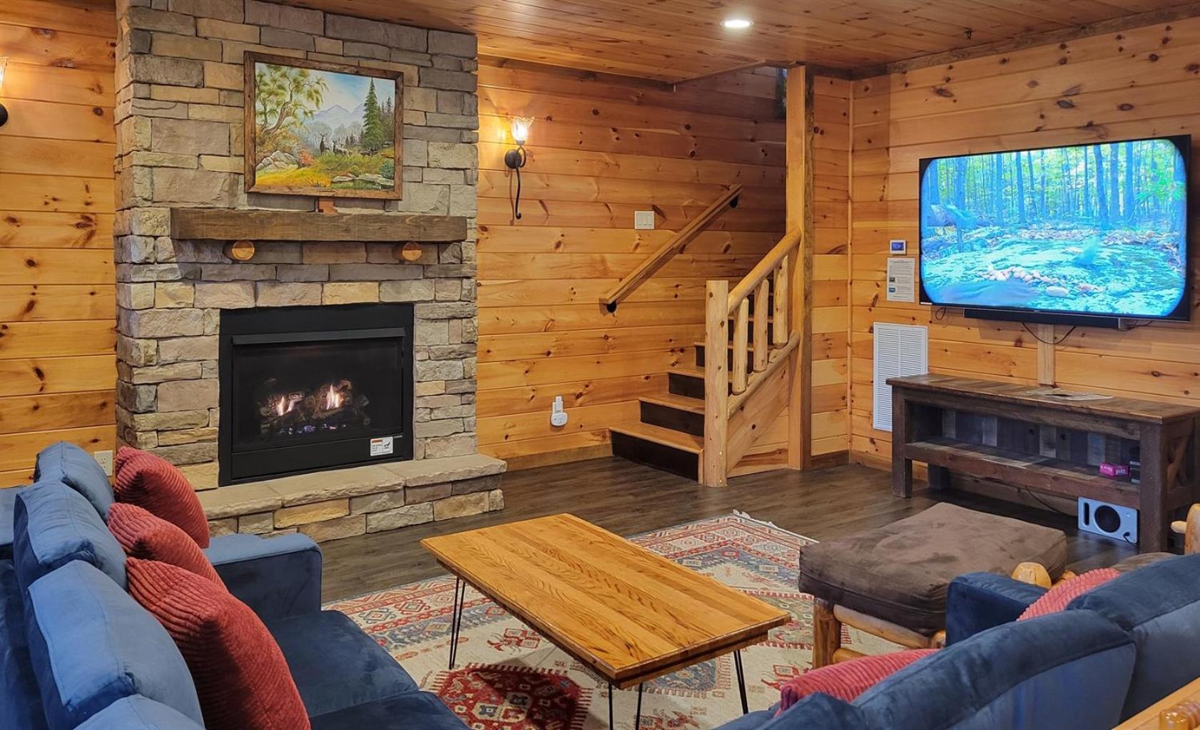 Ridge View Lodge Nature And Mountain View - Hot Tub - Firepit - Yard - Games Гетлинбург Екстериор снимка