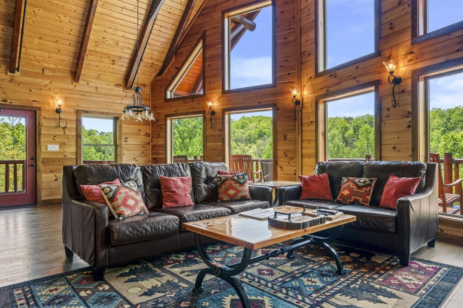 Ridge View Lodge Nature And Mountain View - Hot Tub - Firepit - Yard - Games Гетлинбург Екстериор снимка